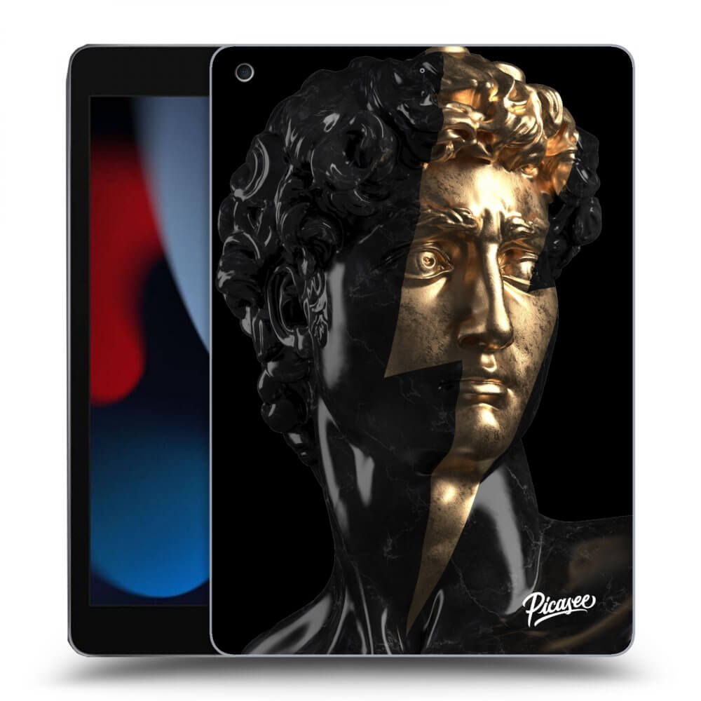 Picasee silikonski črni ovitek za Apple iPad 10.2" 2021 (9. gen) - Wildfire - Black