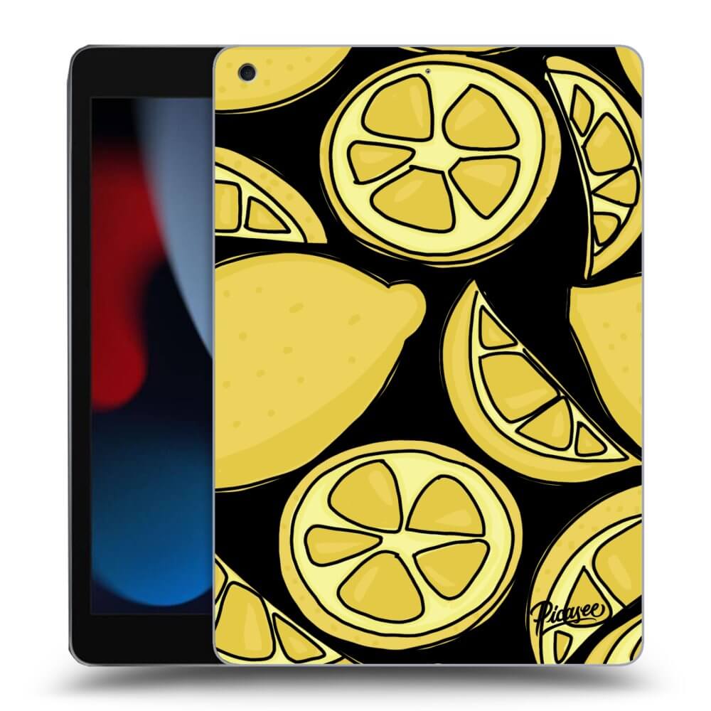 Picasee silikonski črni ovitek za Apple iPad 10.2" 2021 (9. gen) - Lemon