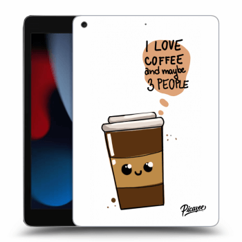 Picasee silikonski črni ovitek za Apple iPad 10.2" 2021 (9. gen) - Cute coffee