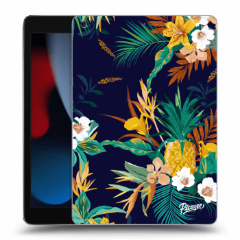 Picasee silikonski prozorni ovitek za Apple iPad 10.2" 2021 (9. gen) - Pineapple Color