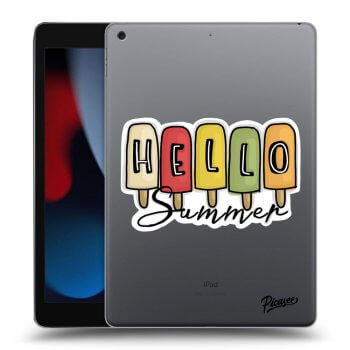 Picasee silikonski prozorni ovitek za Apple iPad 10.2" 2021 (9. gen) - Ice Cream