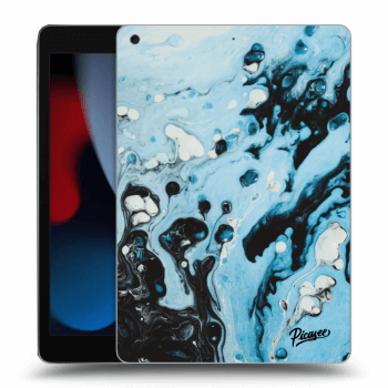 Picasee silikonski črni ovitek za Apple iPad 10.2" 2021 (9. gen) - Organic blue