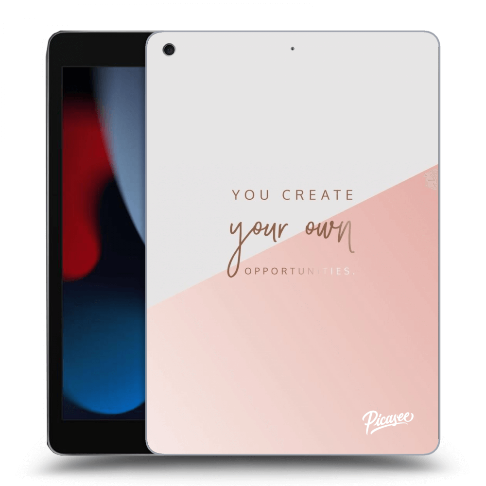 Picasee silikonski prozorni ovitek za Apple iPad 10.2" 2021 (9. gen) - You create your own opportunities