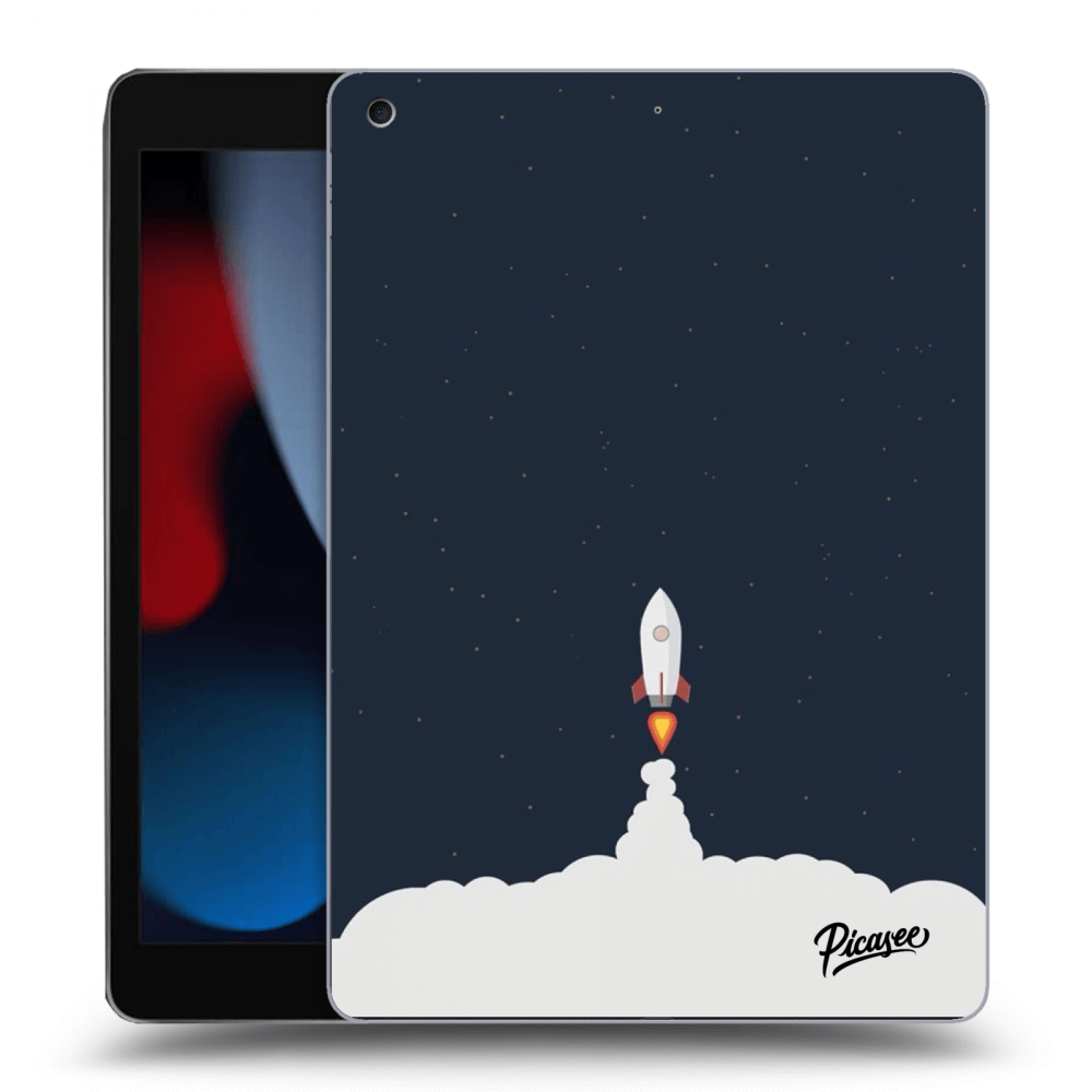 Picasee silikonski črni ovitek za Apple iPad 10.2" 2021 (9. gen) - Astronaut 2