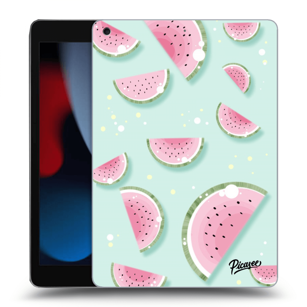 Picasee silikonski črni ovitek za Apple iPad 10.2" 2021 (9. gen) - Watermelon 2