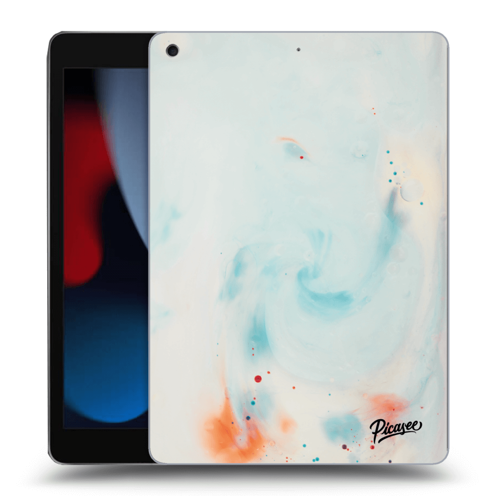 Picasee silikonski črni ovitek za Apple iPad 10.2" 2021 (9. gen) - Splash