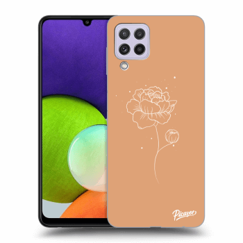 Ovitek za Samsung Galaxy A22 A225F 4G - Peonies