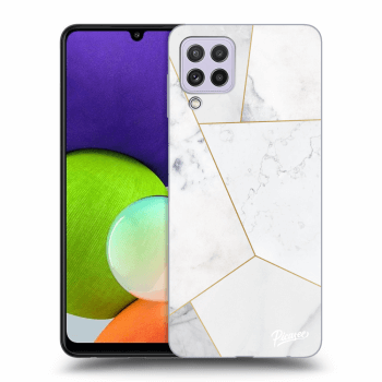 Ovitek za Samsung Galaxy A22 A225F - White tile