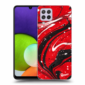 Ovitek za Samsung Galaxy A22 A225F - Red black