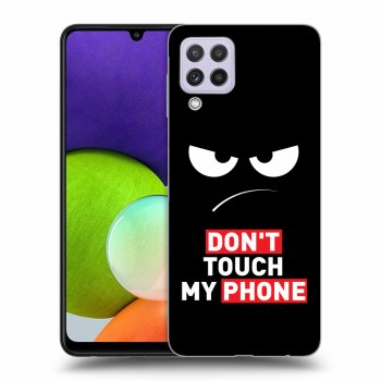 Picasee ULTIMATE CASE za Samsung Galaxy A22 A225F 4G - Angry Eyes - Transparent