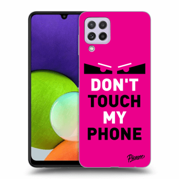 Ovitek za Samsung Galaxy A22 A225F - Shadow Eye - Pink
