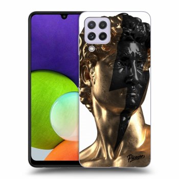 Ovitek za Samsung Galaxy A22 A225F - Wildfire - Gold