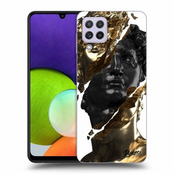 Ovitek za Samsung Galaxy A22 A225F - Gold - Black