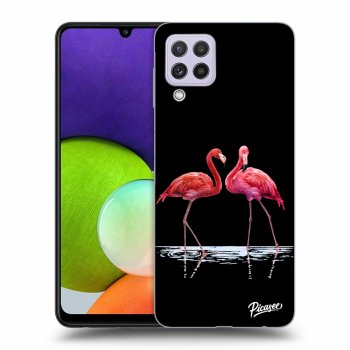 Ovitek za Samsung Galaxy A22 A225F 4G - Flamingos couple