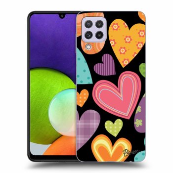 Ovitek za Samsung Galaxy A22 A225F - Colored heart