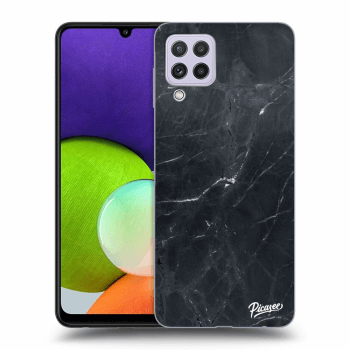 Picasee ULTIMATE CASE za Samsung Galaxy A22 A225F 4G - Black marble