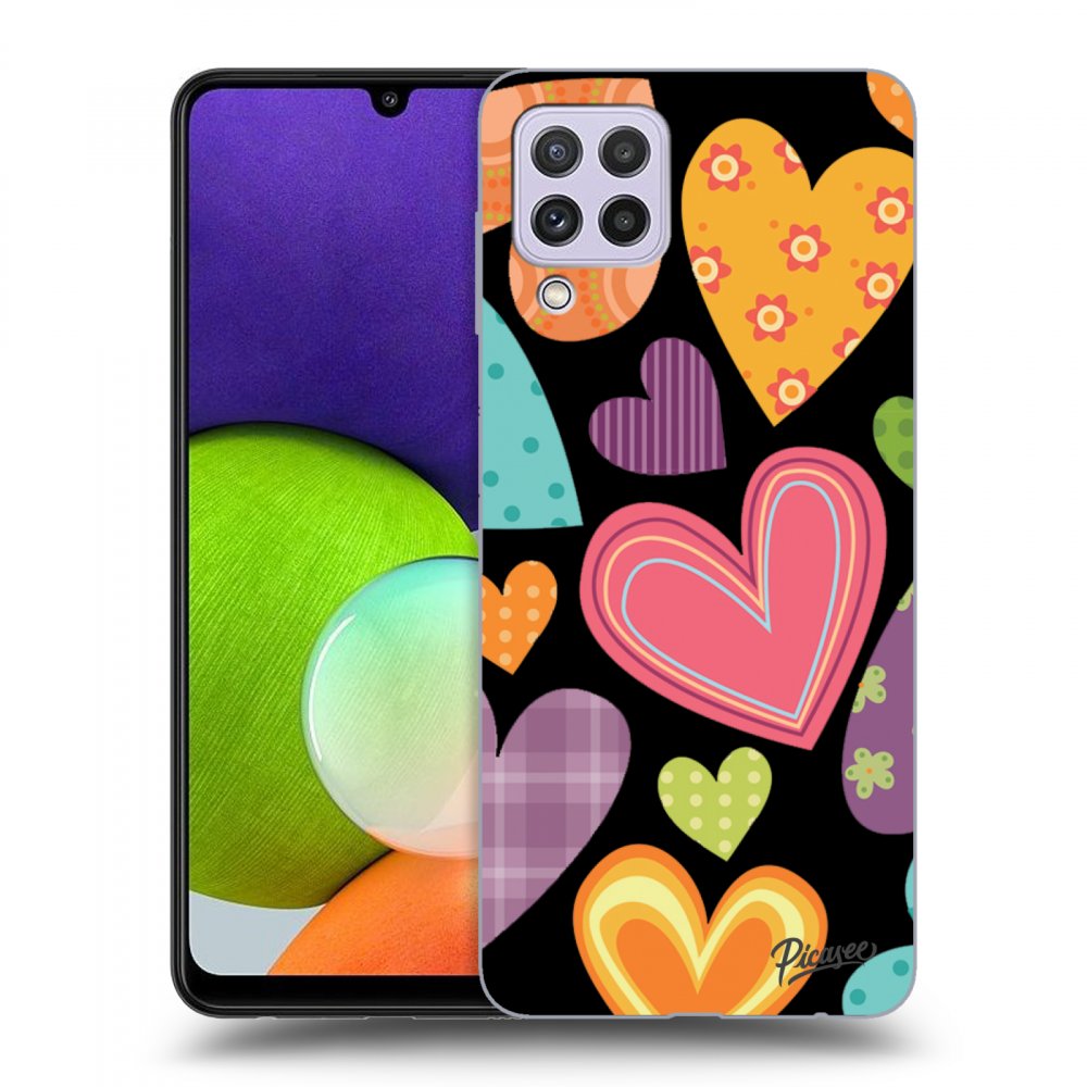 Picasee ULTIMATE CASE za Samsung Galaxy A22 A225F 4G - Colored heart
