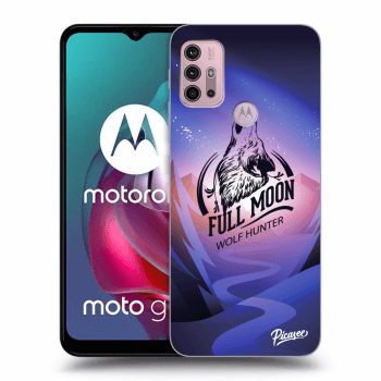 Picasee silikonski črni ovitek za Motorola Moto G30 - Wolf