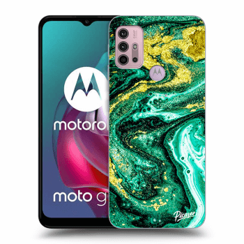 Ovitek za Motorola Moto G30 - Green Gold