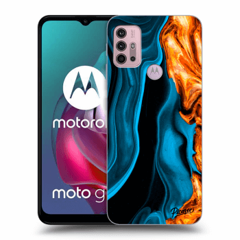 Ovitek za Motorola Moto G30 - Gold blue