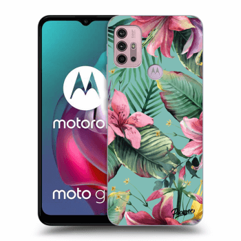 Picasee silikonski črni ovitek za Motorola Moto G30 - Hawaii