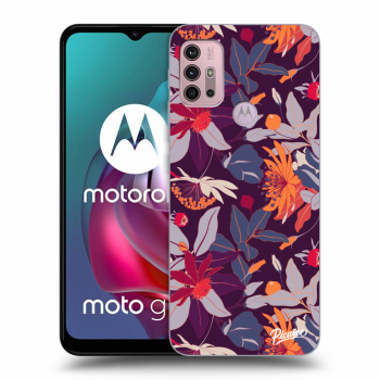 Ovitek za Motorola Moto G30 - Purple Leaf