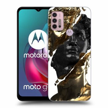 Picasee ULTIMATE CASE za Motorola Moto G30 - Gold - Black