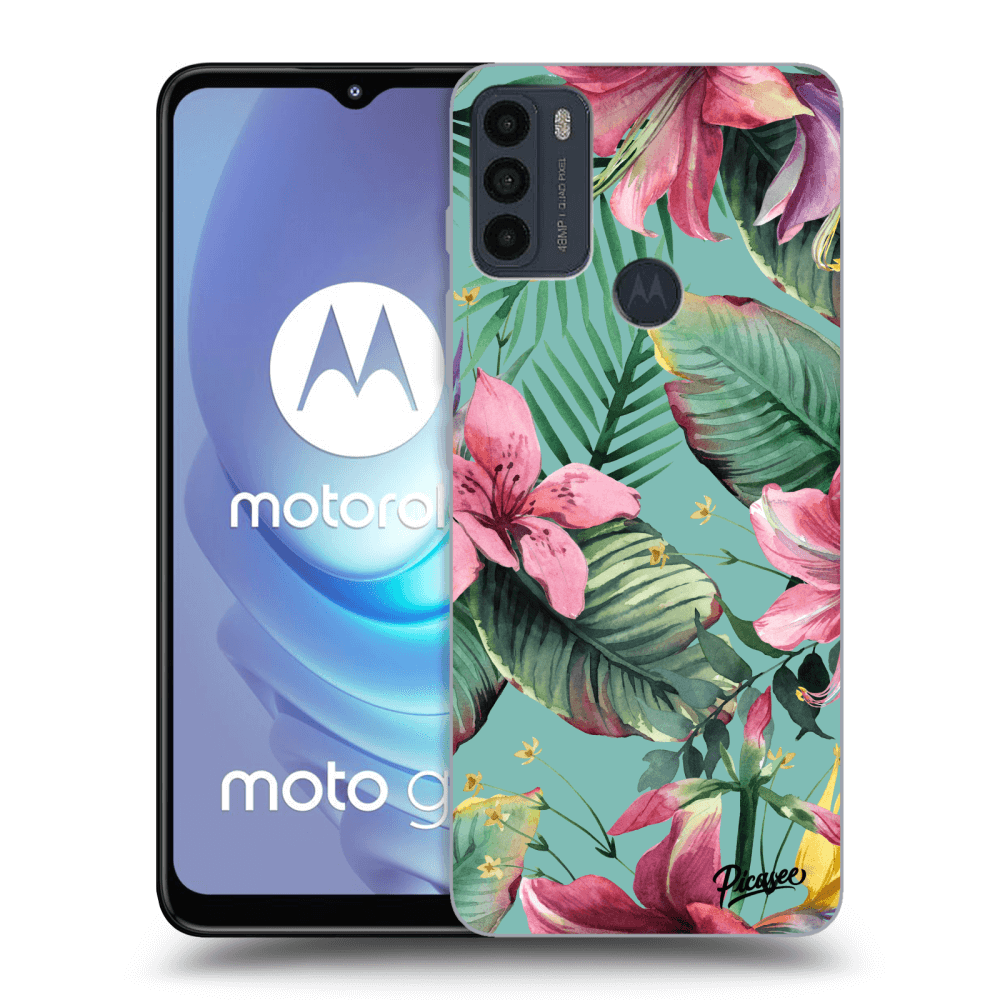 Picasee silikonski črni ovitek za Motorola Moto G50 - Hawaii