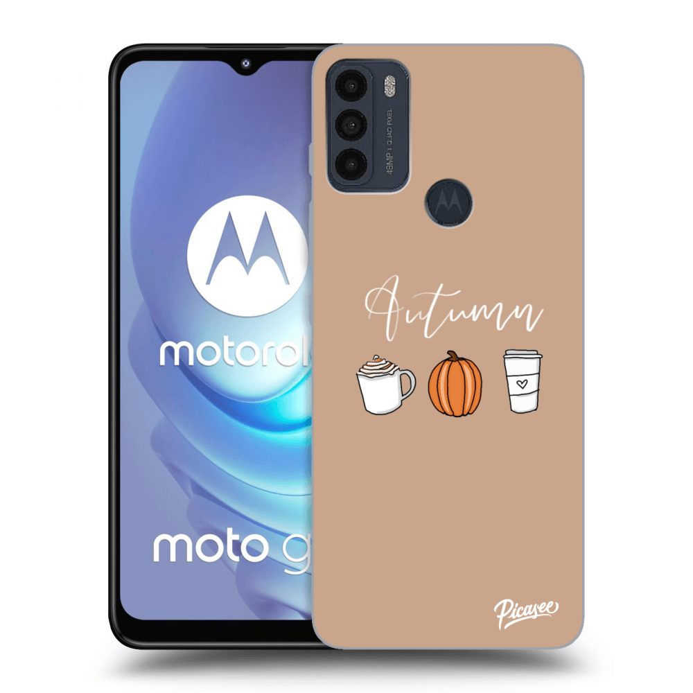 Picasee silikonski črni ovitek za Motorola Moto G50 - Autumn