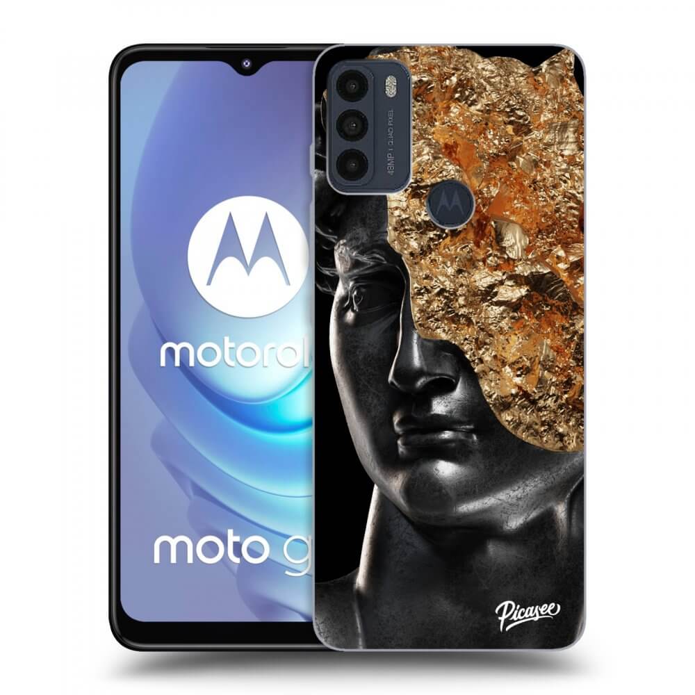 Picasee silikonski črni ovitek za Motorola Moto G50 - Holigger