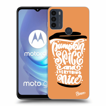 Ovitek za Motorola Moto G50 - Pumpkin coffee