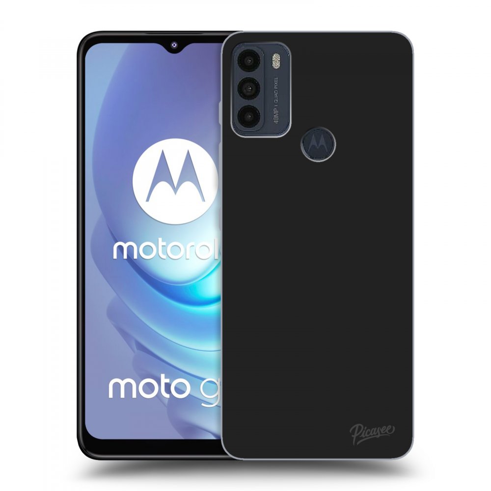 Picasee silikonski črni ovitek za Motorola Moto G50 - Clear
