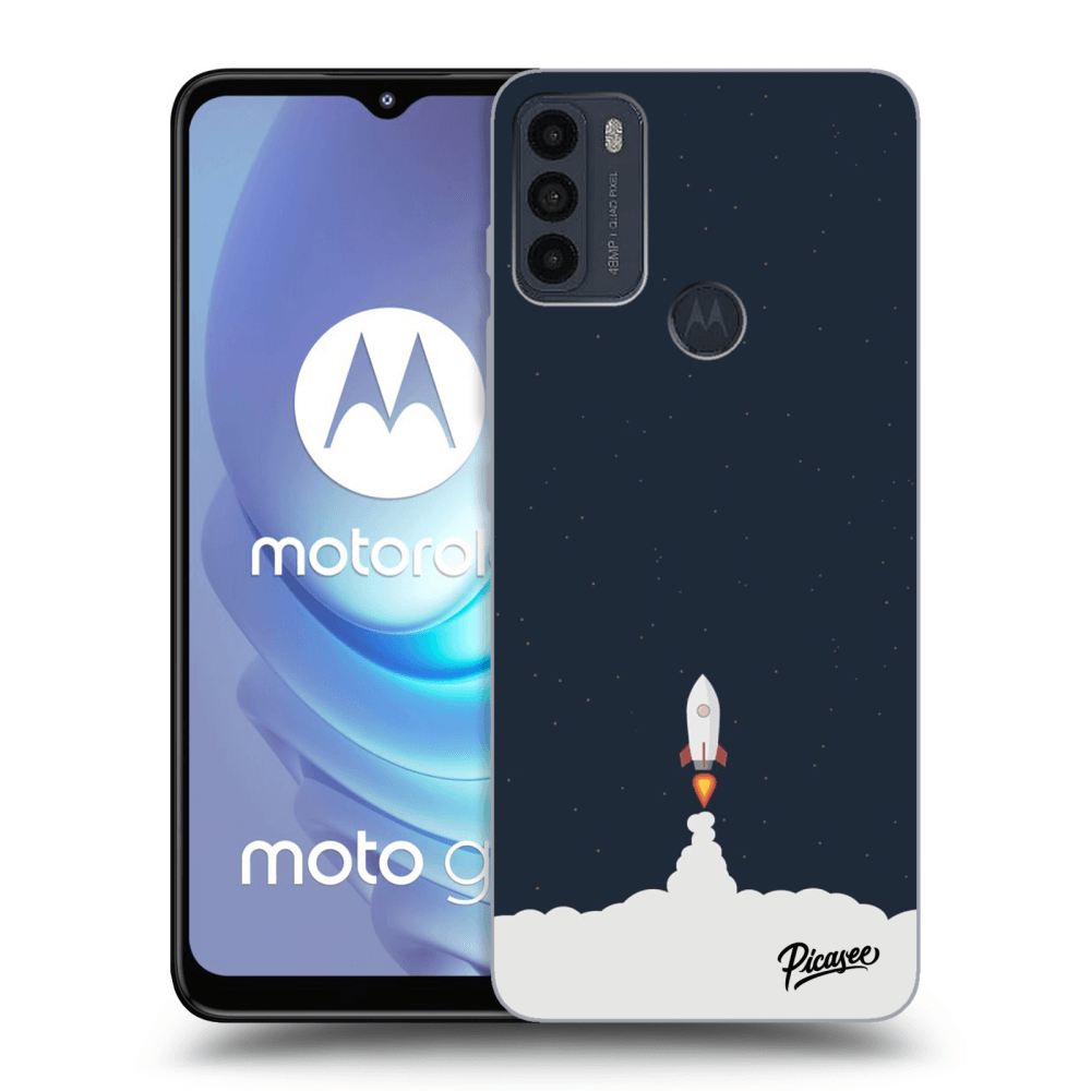 Picasee silikonski črni ovitek za Motorola Moto G50 - Astronaut 2