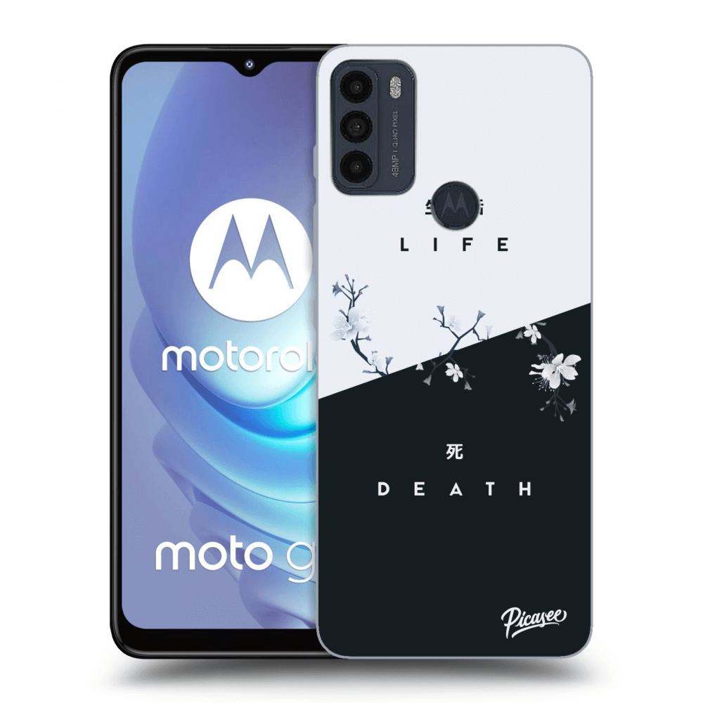 Picasee silikonski črni ovitek za Motorola Moto G50 - Life - Death