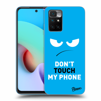 Ovitek za Xiaomi Redmi 10 - Angry Eyes - Blue