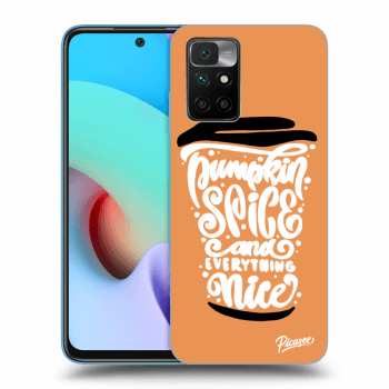 Ovitek za Xiaomi Redmi 10 - Pumpkin coffee