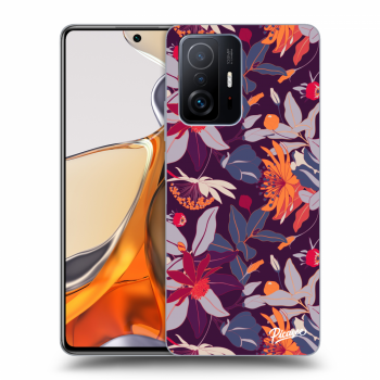 Ovitek za Xiaomi 11T Pro - Purple Leaf