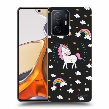 Picasee silikonski črni ovitek za Xiaomi 11T Pro - Unicorn star heaven