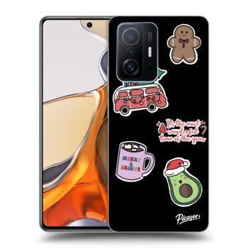 Ovitek za Xiaomi 11T Pro - Christmas Stickers