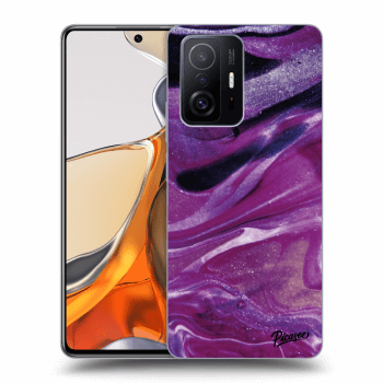 Ovitek za Xiaomi 11T Pro - Purple glitter