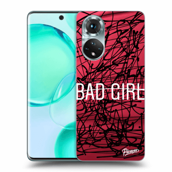 Picasee silikonski črni ovitek za Honor 50 5G - Bad girl