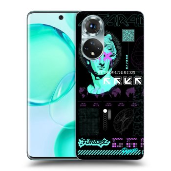 Picasee silikonski črni ovitek za Honor 50 5G - RETRO