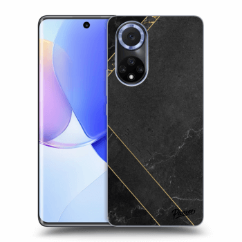 Picasee silikonski prozorni ovitek za Huawei Nova 9 - Black tile