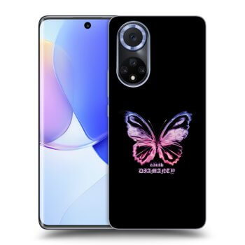 Picasee silikonski črni ovitek za Huawei Nova 9 - Diamanty Purple