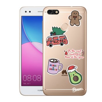 Ovitek za Huawei P9 Lite Mini - Christmas Stickers