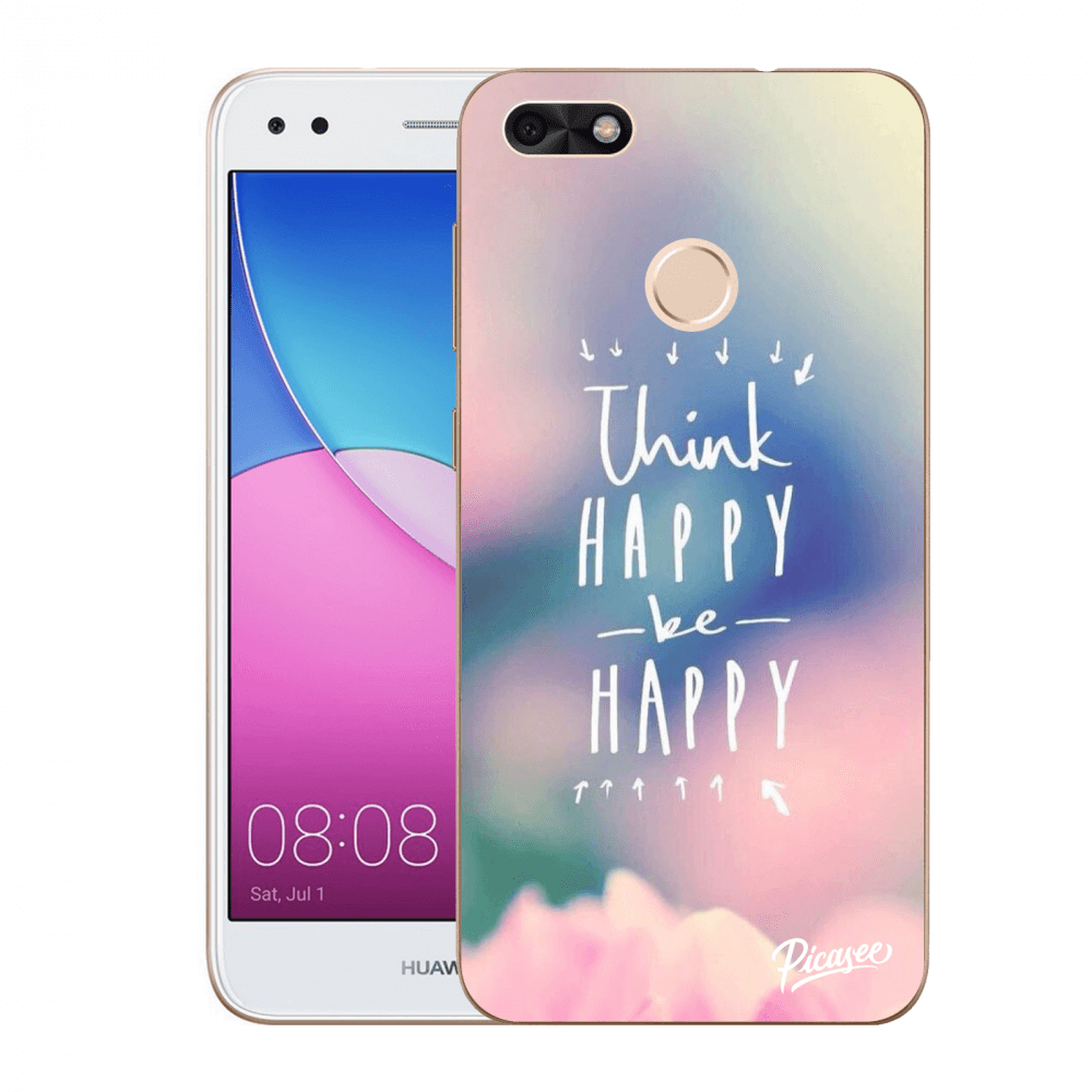 Picasee silikonski prozorni ovitek za Huawei P9 Lite Mini - Think happy be happy