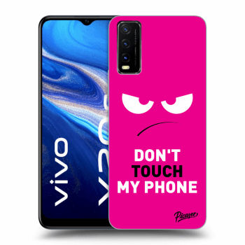 Ovitek za Vivo Y20s - Angry Eyes - Pink