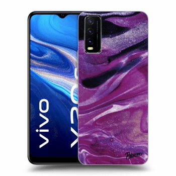 Ovitek za Vivo Y20s - Purple glitter