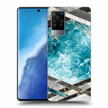 Ovitek za Vivo X60 Pro 5G - Blue geometry