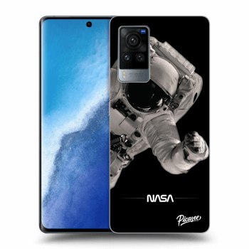 Picasee silikonski črni ovitek za Vivo X60 Pro 5G - Astronaut Big
